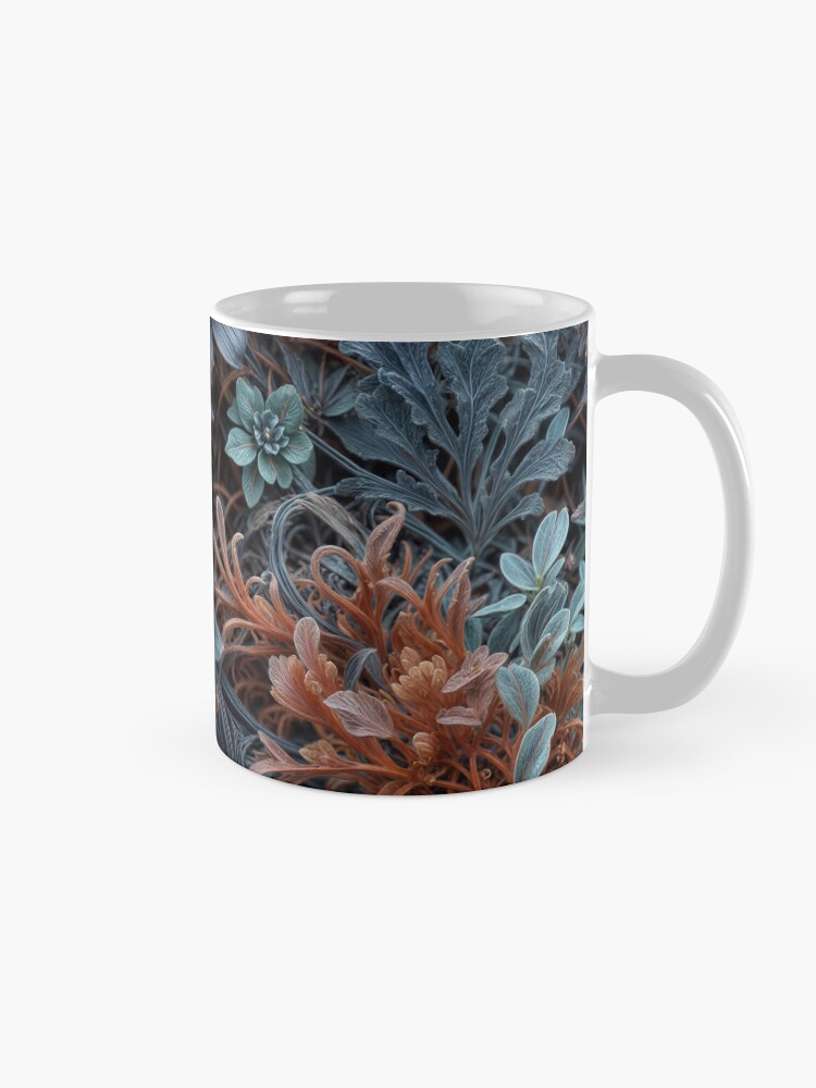 Aperçu 5 sur 6. Mug à café avec l'œuvre Flowers field 37 créée et vendue par oduchossoir.