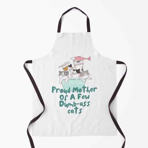 Item preview, Funny Groovy Proud Mother Of A Few Dumb-ass cats Mother Day designed and sold by BlueGoldArt.