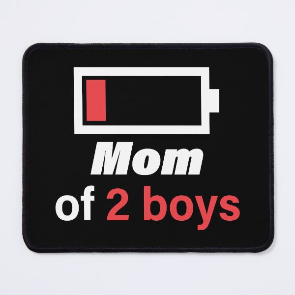 Item preview, Mom of 2 Boys : Double the Trouble, Double the Fun T-Shirt designed and sold by Mographic997.