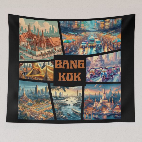 Item preview, THAI CITY - BANGKOK - TRAVEL -1 designed and sold by ArtProjectShop.