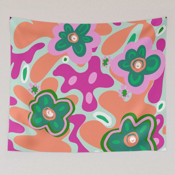 Item preview, KUKKAILO Whimsical Green designed and sold by LuovaSieluART.
