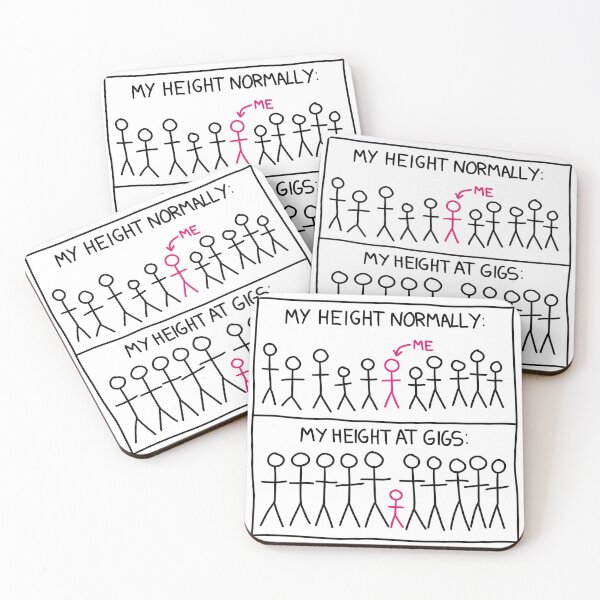 Item preview, My Height At Gigs designed and sold by christinaashman.