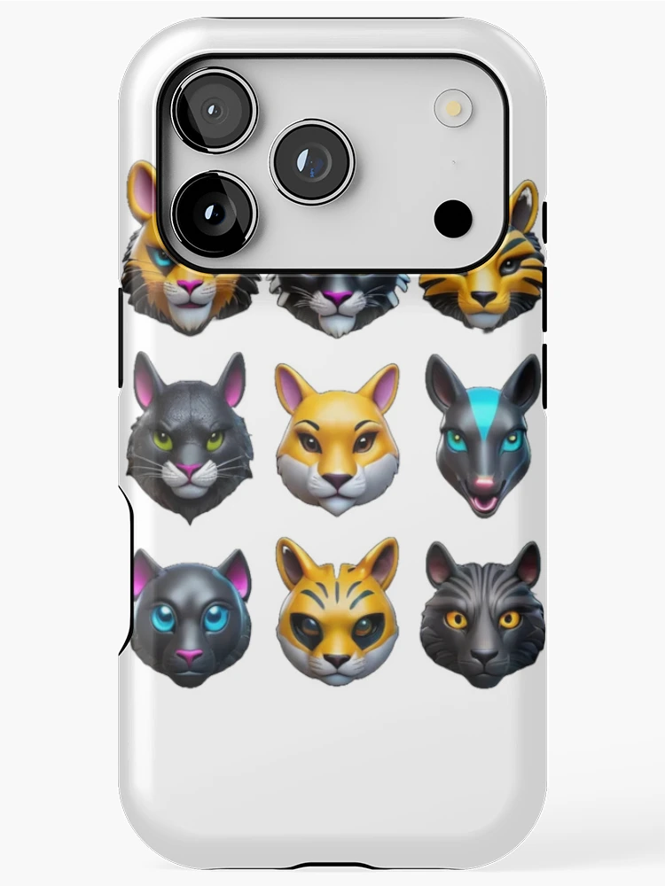 Thumbnail 1 of 4, iPhone Case, Cat Pattern designed and sold by DesignPrePress.