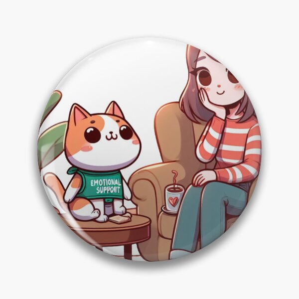 Item preview, Emotional Support Coworker  designed and sold by TinderFaith.