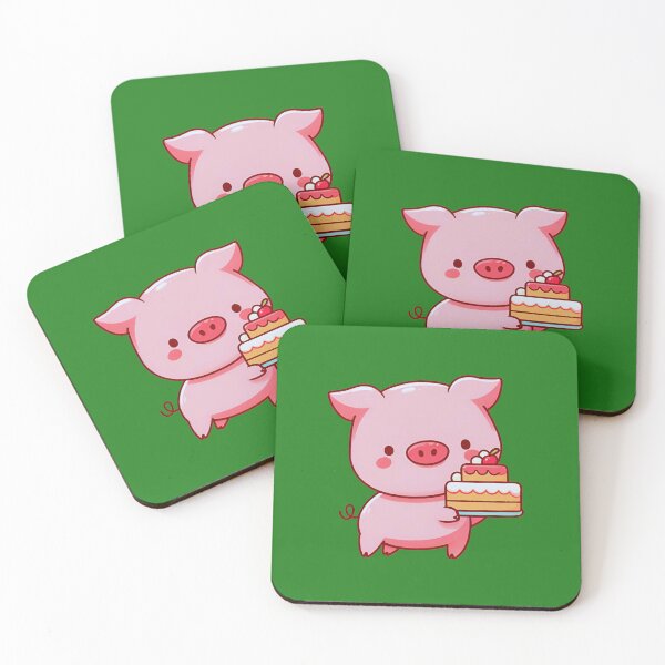 Item preview, Pink Piglet's Celebration Stickers" designed and sold by JAMESAMORN.