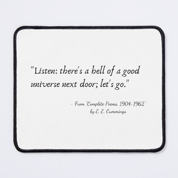 Item preview, A Quote from "Complete Poems, 1904-1962" by E. E. Cummings designed and sold by Poemit.
