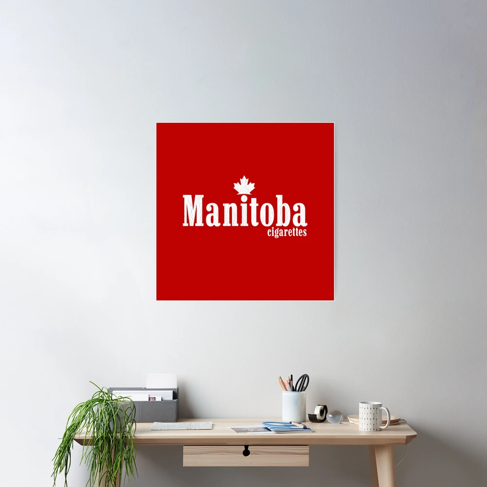manitoba cigarettes Poster Manitoba Tobacco Corporation | King