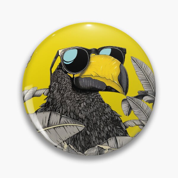Item preview, Tropical Trendsetter Toucan - Chic Avian Art designed and sold by ElegantQuirk.