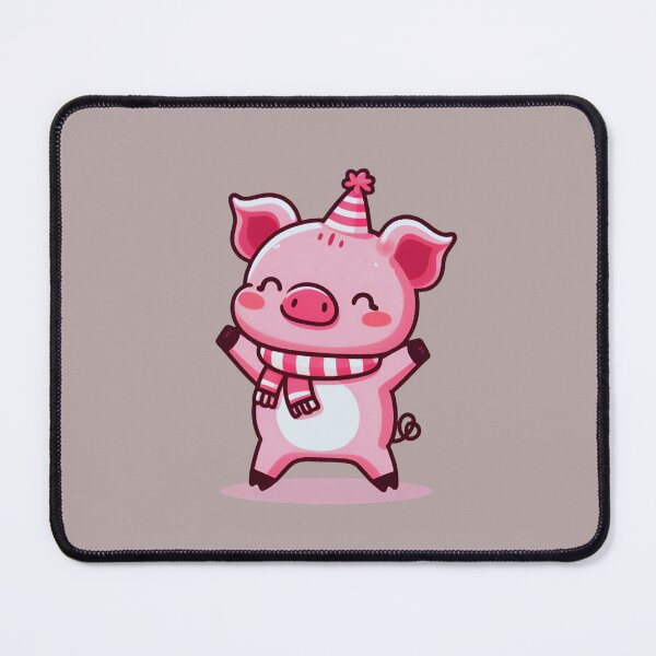 Item preview, "Piggy Party Palooza: Pink Piglet's Celebration Extravaganza!" designed and sold by JAMESAMORN.