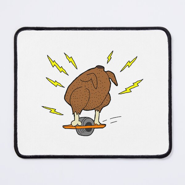Item preview, funny chiken ride a onewheel designed and sold by nubiguru.