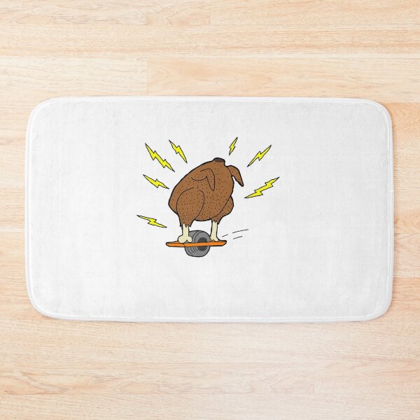 Item preview, funny chiken ride a onewheel  designed and sold by nubiguru.