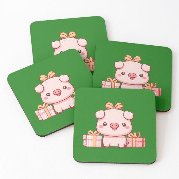 Item preview, "Porky Festivities: Pink Piglet's Party Sticker Bonanza! designed and sold by JAMESAMORN.