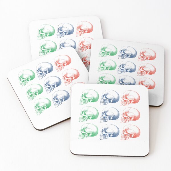Item preview, Skulls in RGB designed and sold by studio468.