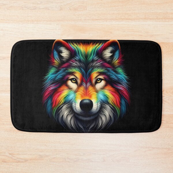Item preview, A colourful Wolf designed and sold by cmphotographs.