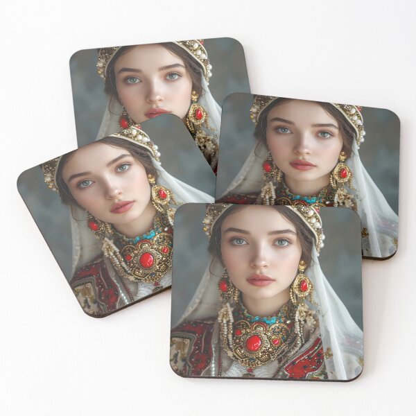 Item preview, Young woman in traditional attire designed and sold by Artessie.