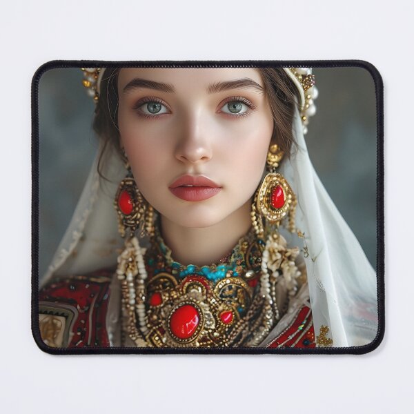 Item preview, Young woman in traditional attire designed and sold by Artessie.