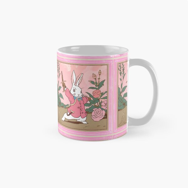 Item preview, Vintage Cute Fencing Girl Rabbit Bunny Mom with Beautiful Roses designed and sold by wigobun.