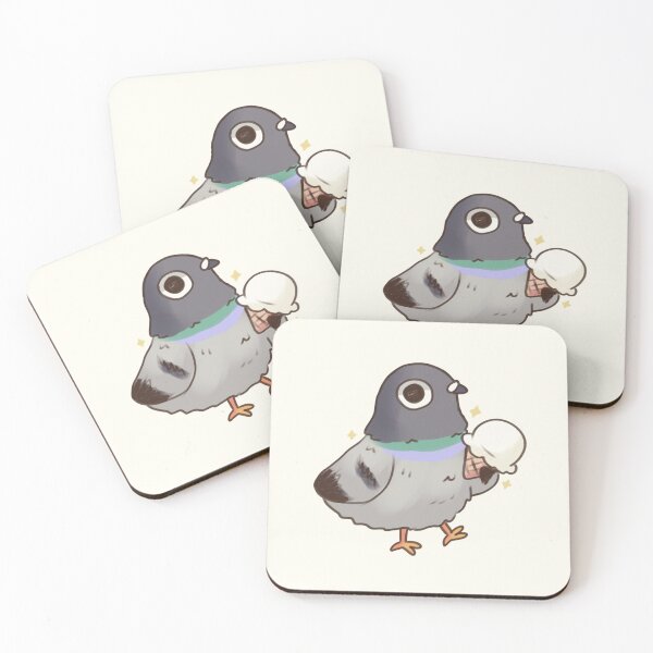 Item preview, Pigeon with ice cream  designed and sold by Artofmayara.
