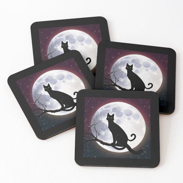Item preview, Anime Cat Over the Moon designed and sold by MarleMarke42.