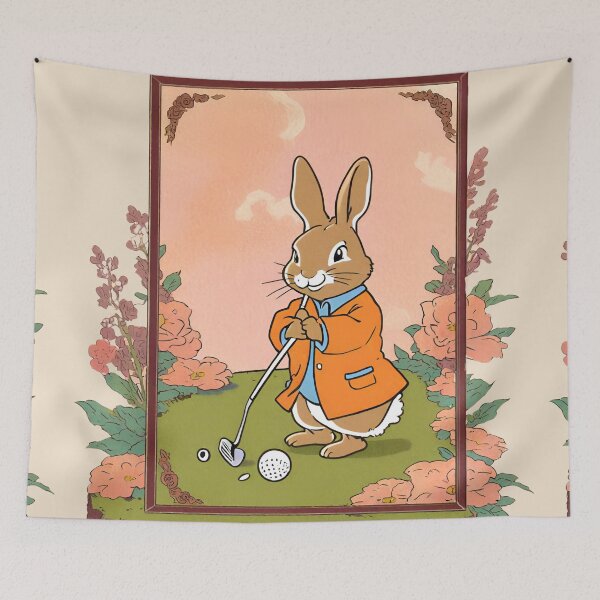 Item preview, Vintage Golfer Rabbit Bunny Mom Golfing Friend designed and sold by wigobun.