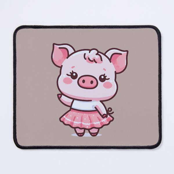 Item preview, "Piggy Bliss: Pink Piglet's Joyful Sticker Set" designed and sold by JAMESAMORN.