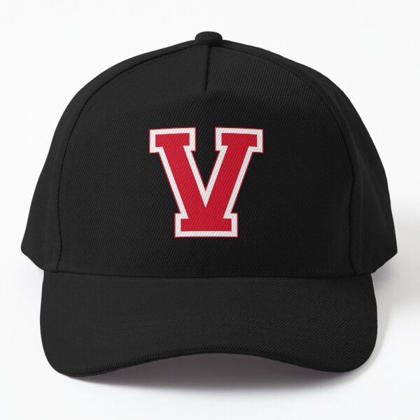 Letter V, Initial V Varsity style in White