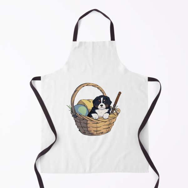 Item preview, Puppy sitting in Basket designed and sold by MarleMarke42.