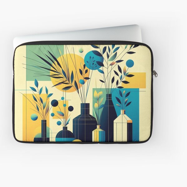 Item preview, Serenade in Muted Hues: Exploring Stillness Through Twigs, Plants, and Leafy Vases in Harmonious Shades of Yellow, Blue, and Green designed and sold by EmeraldeaDesign.