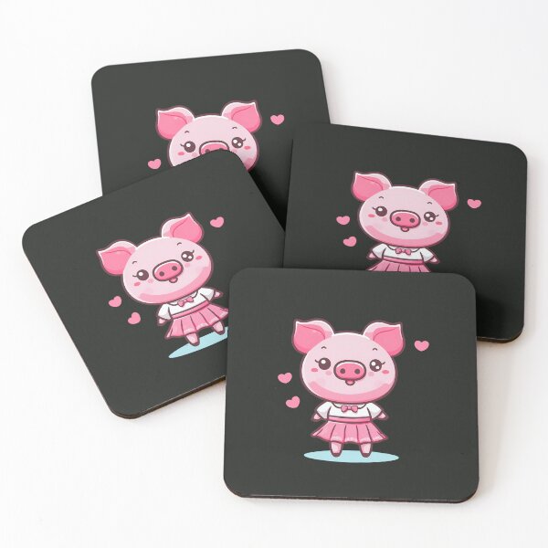 Item preview, "Oink-tastic Happiness: Pink Piglet's Cheerful Stickers" designed and sold by JAMESAMORN.
