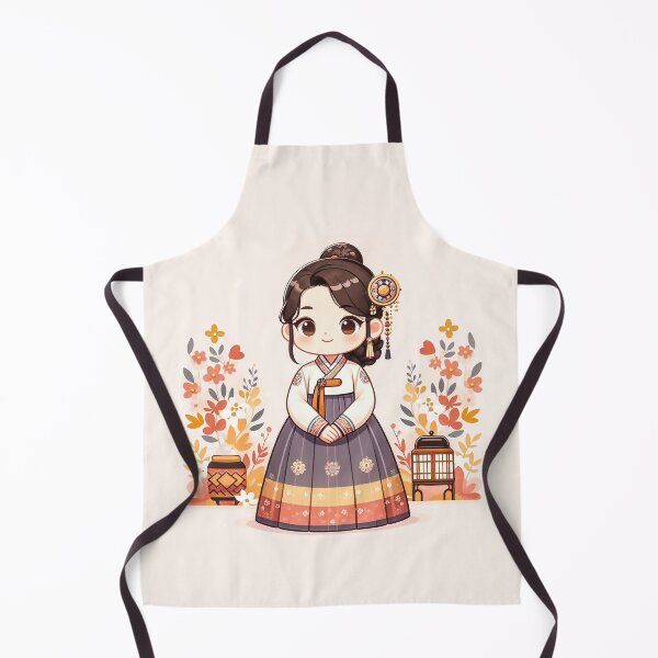 Item preview, Woman wearing hanbok(한복) designed and sold by lovelybong.