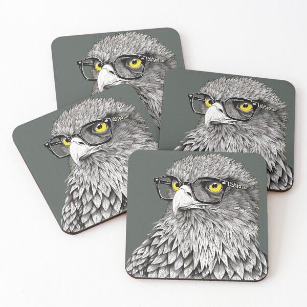 Item preview, Savvy Scholar Eagle - Intellectual Bird Artwork designed and sold by ElegantQuirk.