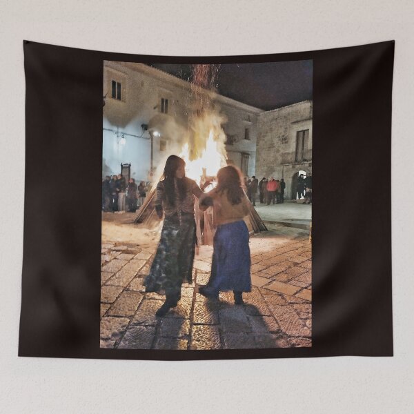 Item preview, Dancers at the Bonfire of St. Joseph designed and sold by EpicVistas.