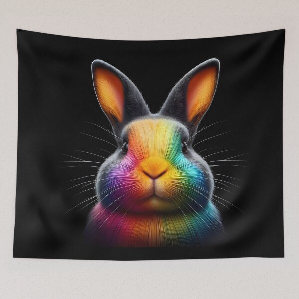 Item preview, A colourful Rabbit designed and sold by cmphotographs.