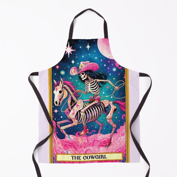 Item preview, The Cowgirl Funny Skeleton Tarot Card Parody designed and sold by Margival.