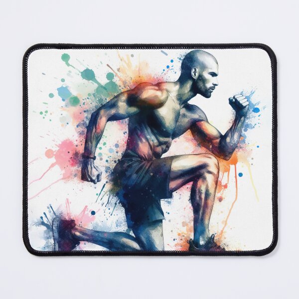 Item preview, Fitness exercise in watercolor designed and sold by paulrommer.
