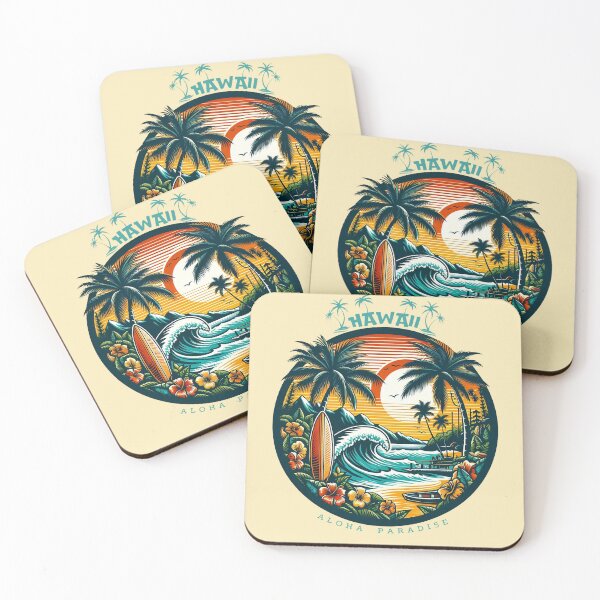 Item preview, Hawaii Aloha Paradise Vintage Style designed and sold by DarekShop.