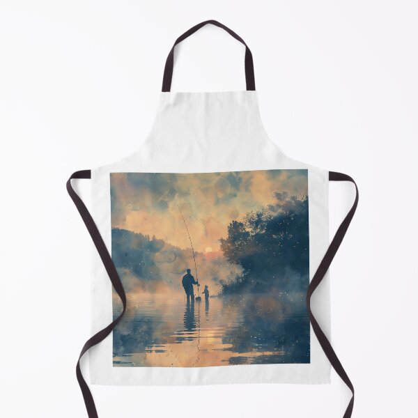 Item preview, Father and Son Fishing at Sunset designed and sold by palmyst.