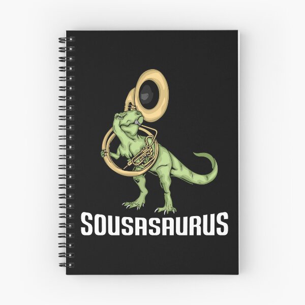 Aperçu de l'œuvre Sousaphone drôle pour enfants, musique sousaphone dinosaure créée et vendue par DSWShirts.