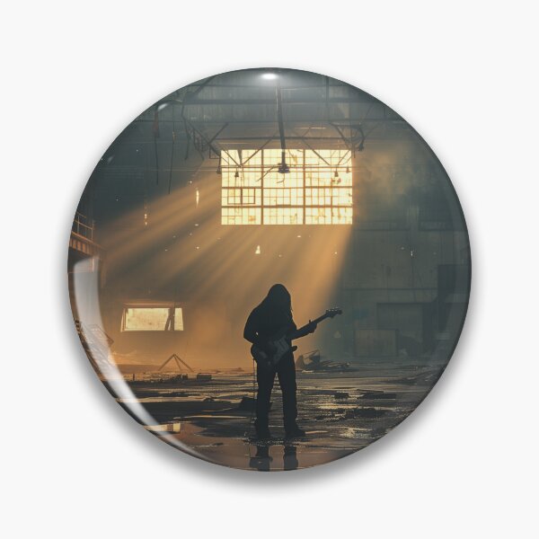 Item preview, Lone Guitarist in Abandoned Warehouse designed and sold by palmyst.