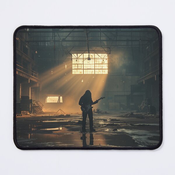 Item preview, Lone Guitarist in Abandoned Warehouse designed and sold by palmyst.