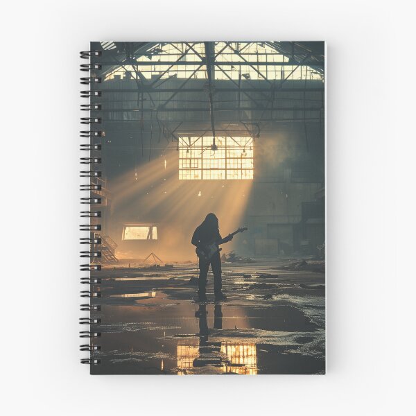 Item preview, Lone Guitarist in Abandoned Warehouse designed and sold by palmyst.