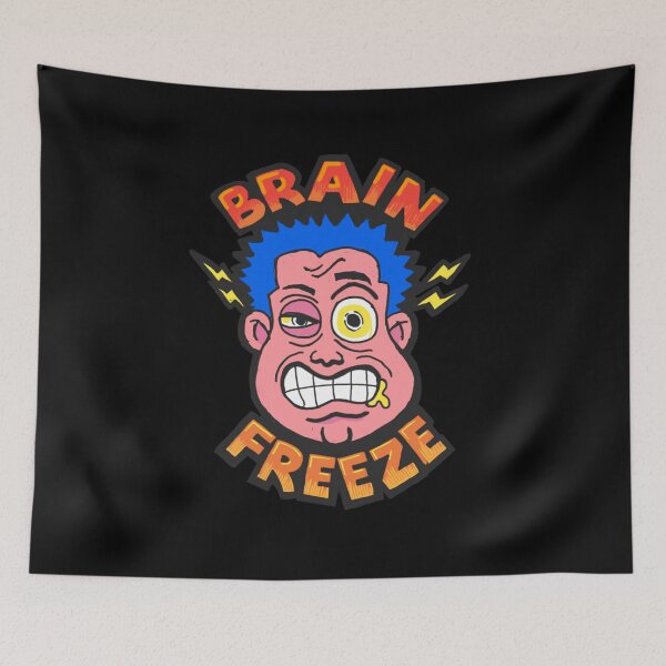 Item preview, Brain Freeze - Cartoon Sticker - Funny designed and sold by Vector-Artist.