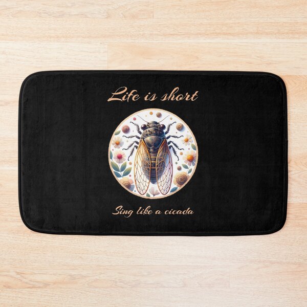 Item preview, Life is short, sing like a cicada - Cicada Summer designed and sold by Pflugart.