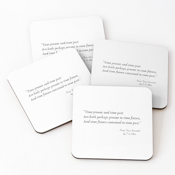 Item preview, A Quote from "Four Quartets" by T. S. Eliot designed and sold by Poemit.