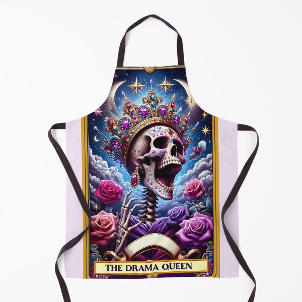 Item preview, The Drama Queen Funny Skeleton Tarot Card Parody designed and sold by Margival.