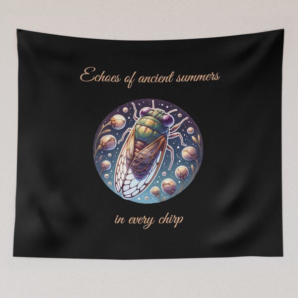 Item preview, Echoes of ancient summers in every chirp - Cicada Summer designed and sold by Pflugart.