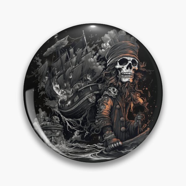 Item preview, Pirate Skull designed and sold by Mick-J-art.