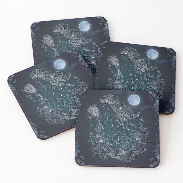 Item preview, Virgo Astrology. Zodiac sign, Virgo symbol designed and sold by ZodiacWonders.