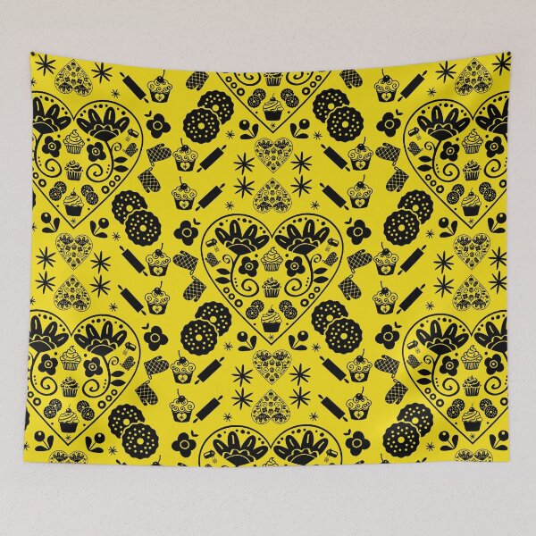 Item preview, Cupcake Baking Folk Art designed and sold by happygiftideas.