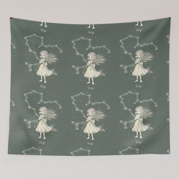 Item preview, Virgo Astrology. Zodiac sign, Virgo symbol designed and sold by ZodiacWonders.